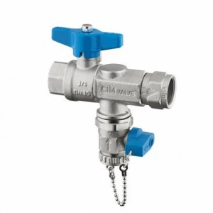 CIMBERIO CIM 631 34 Шаровой кран с фильтром,сливным краном и обратным клапаном серии Т12 CIM 631