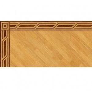 Художественный паркет Da Vinci Паркетный Бордюр 26-147 Орех Европейский (Грецкий) Селект (Гладкая) 1000х200 мм.