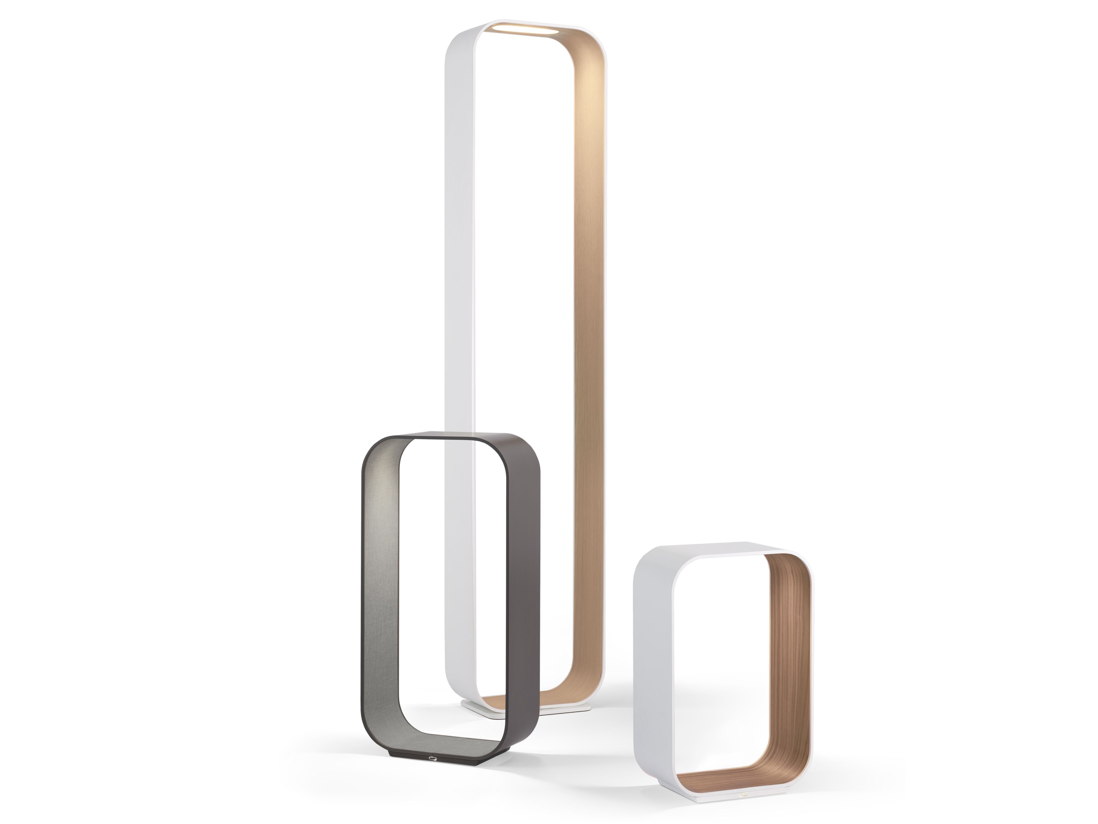 Алюминиевый и деревянный светодиодный торшер Pablo Designs Contour ARCH-00094232 - Вид №3