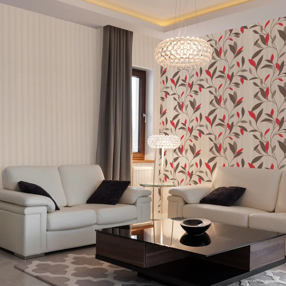 Обои виниловые Home Color Algae бежевые 0.53 м 11027-28 83118963 STLM-2206879 - Вид №3