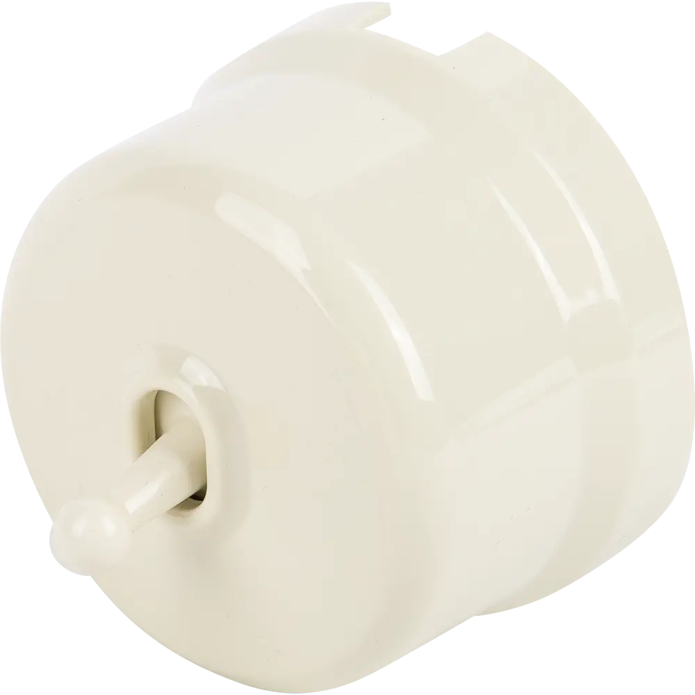 Выключатель ELECTRALINE одноклавишный тумблерный в цвете слоновая кость 84229208 Лофт STLM-0047239