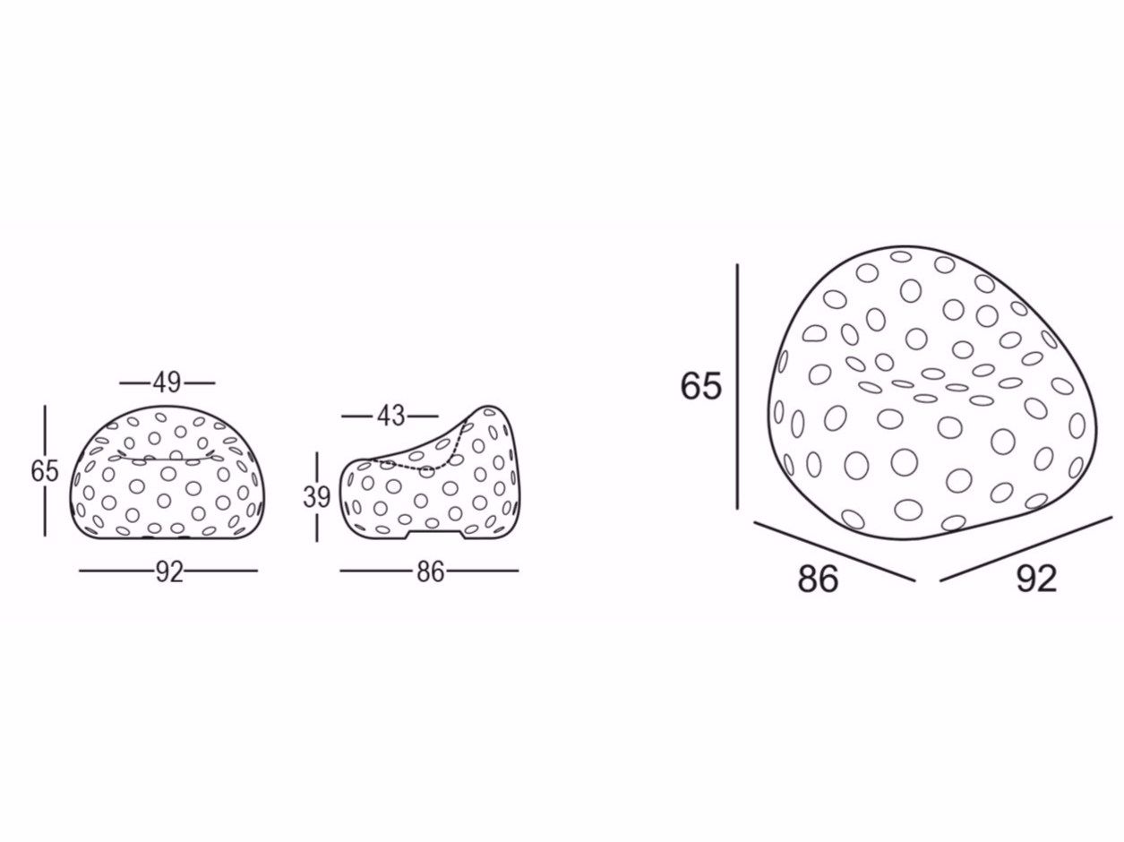 Кресло из полиэтилена PLUST Airball ARCH-00053900 - Вид №2