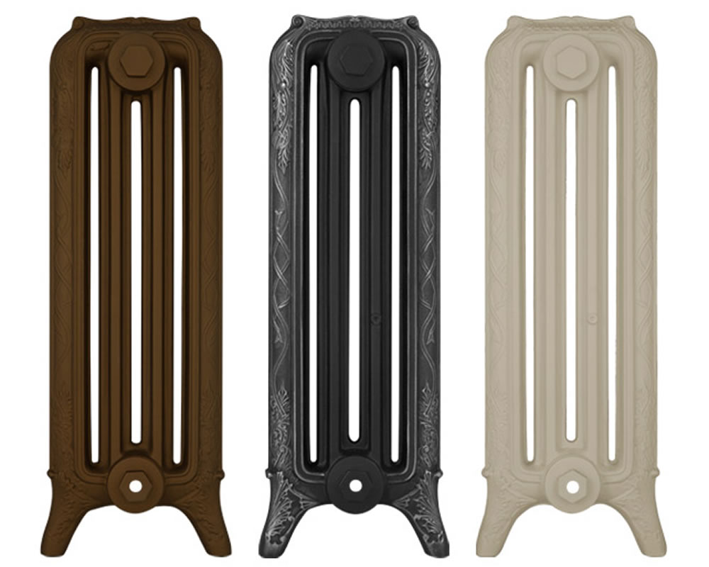 TBK114/115 Ленточный 4-х колонный чугунный радиатор Сarronheating  - Вид №4