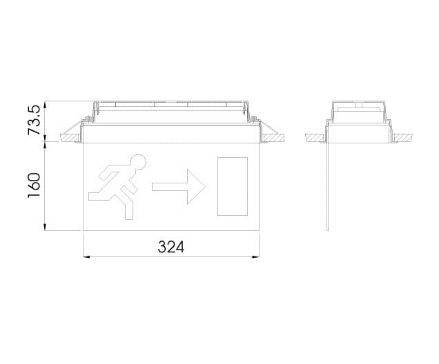 Светодиодный потолочный аварийный свет DAISALUX Hydra ARCH-00075286 - Вид №1