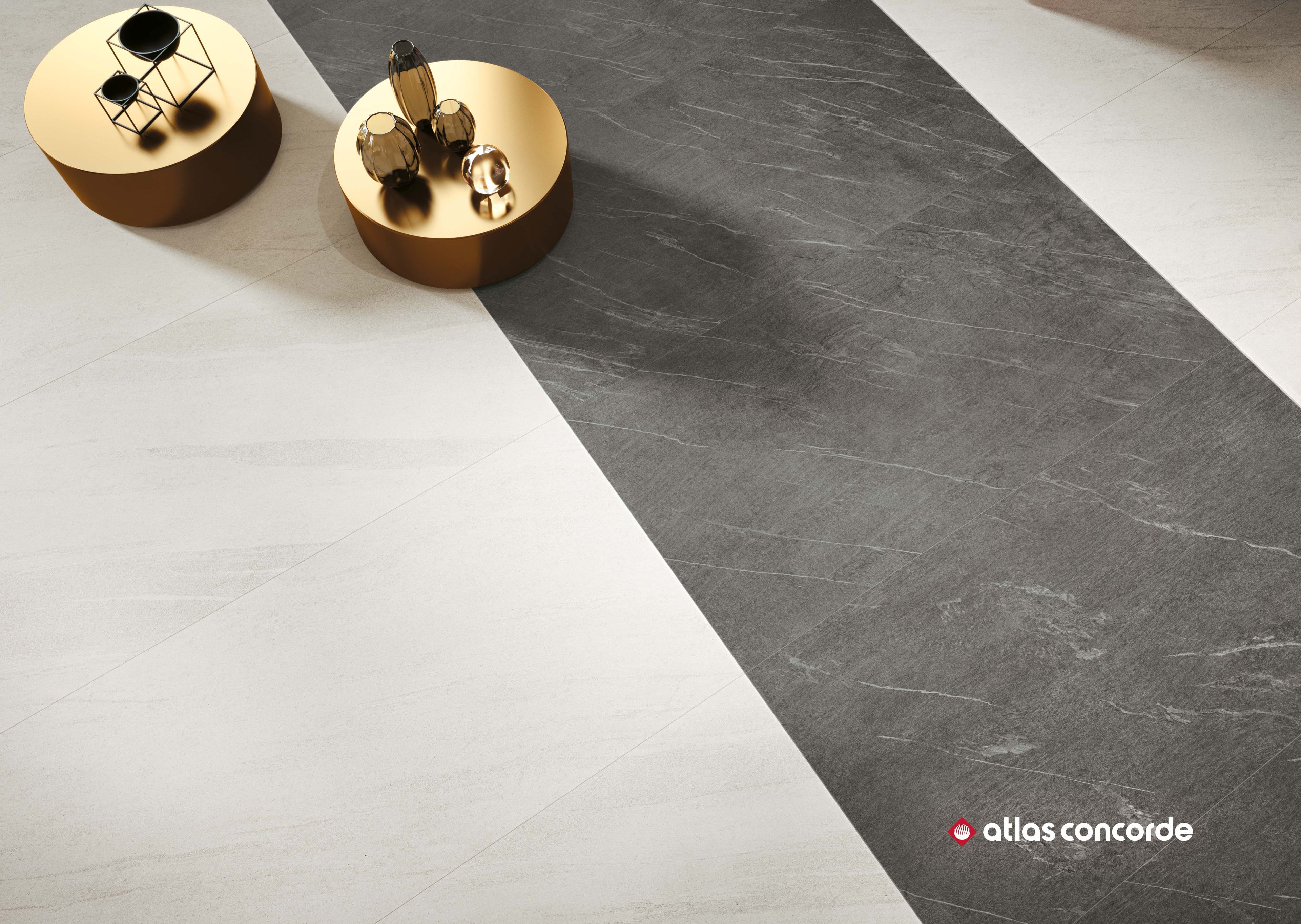 Белый камень эффект пасты керамический пол Atlas Concorde Marvel Stone ARCH-00021976 - Вид №4