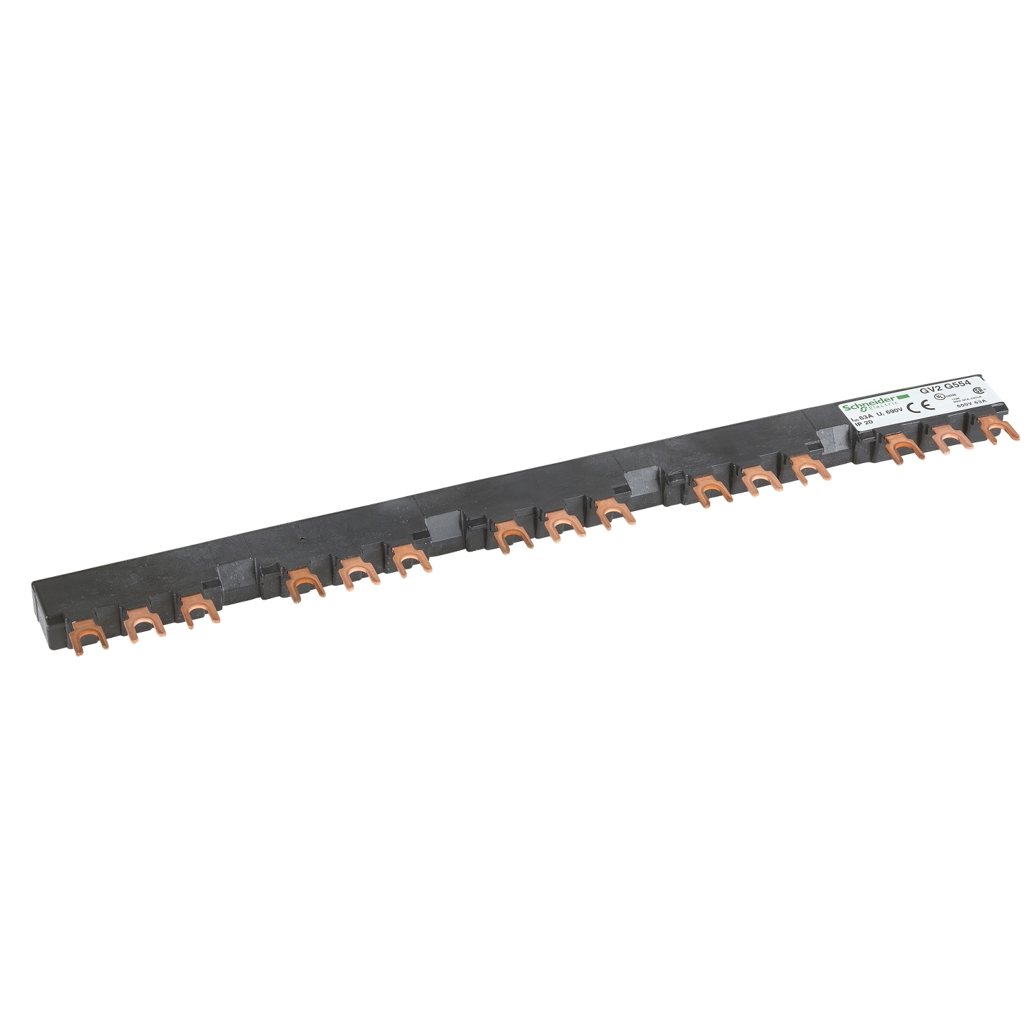 GV2G554 КОМПЛЕКТ ТРЕХПОЛОСН.ШИН 63А 5Х54 ММ Schneider Electric Linergy 
