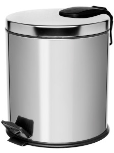 Вёдра с педалью и крышкой Antila Soft Close 20L Chrome NAVAKO