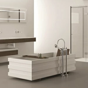 Design Ванна из Corian 1738x788x500 Aquatank белая