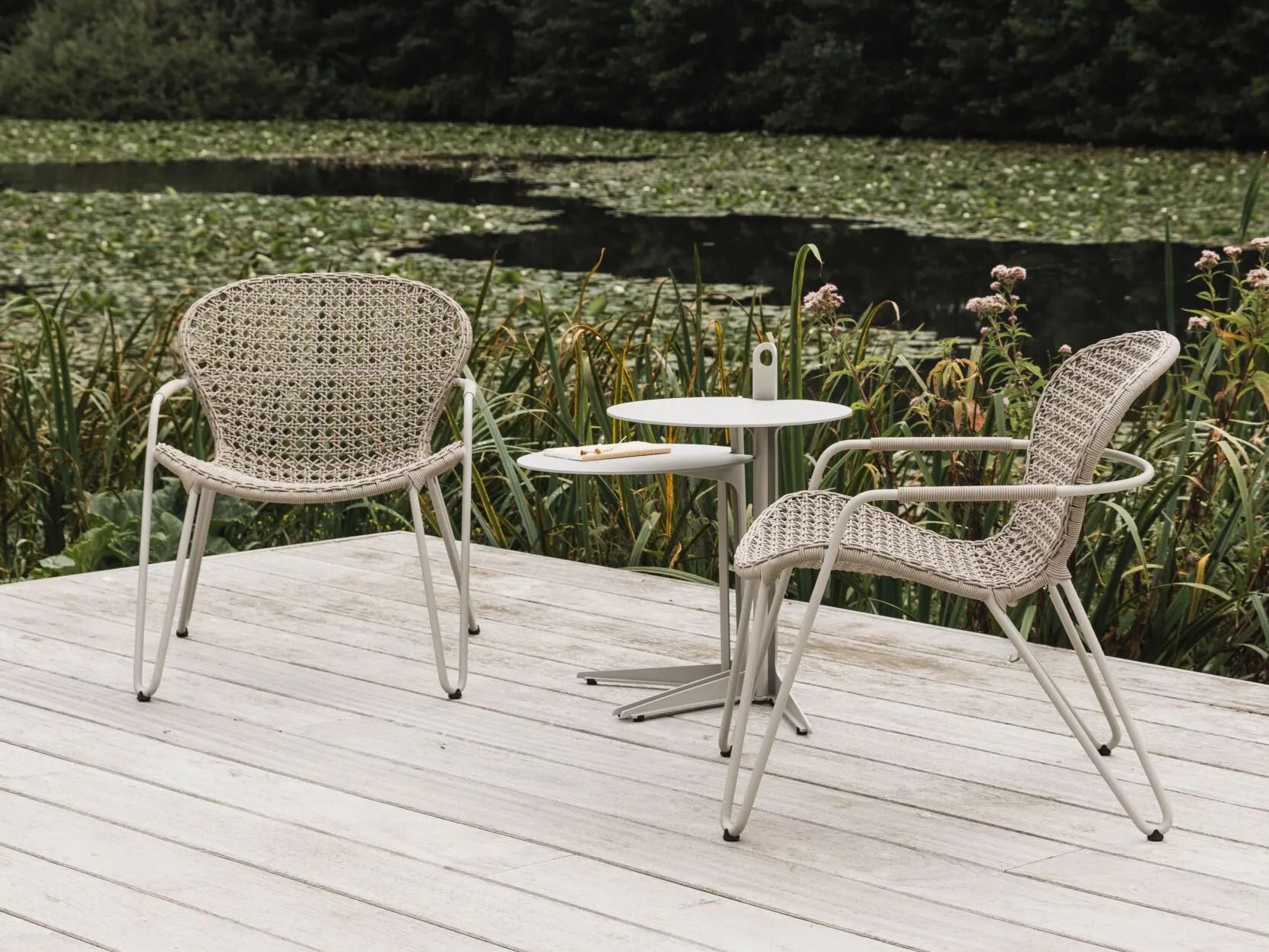 Штабелируемое алюминиевое кресло с подлокотниками Joli ARCH-00047087