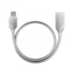 517947 Кабель "Digital CS-10 mini", USB - USB Type-C, 0,3 м, серебристый Rombica