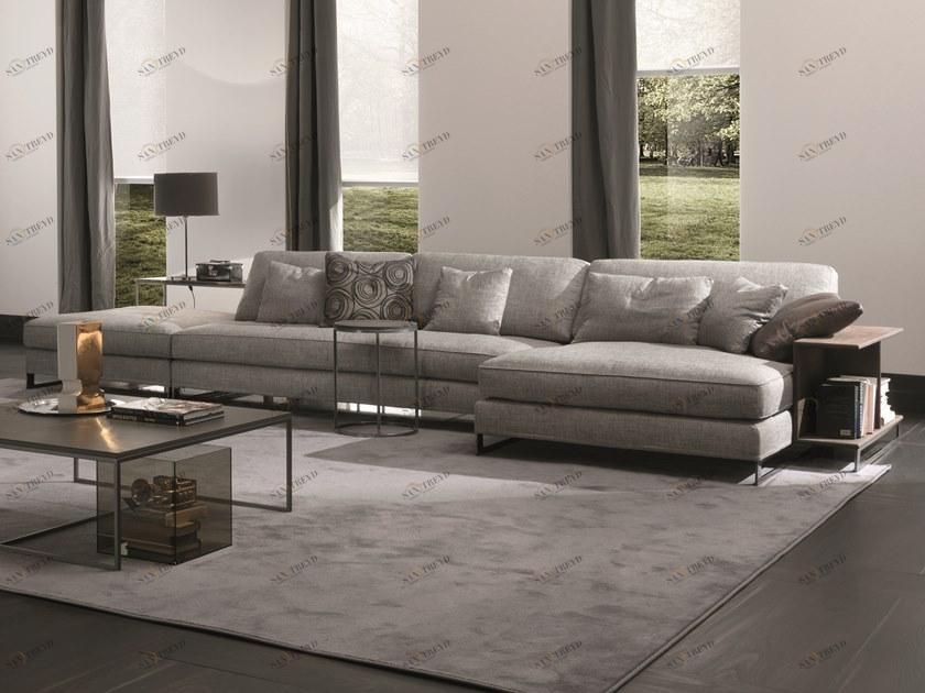 Frigerio Salotti Модульный диван на санках из ткани Davis sun-id-1374957