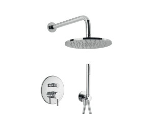 Хромированный латунный смеситель для душа с переключателем