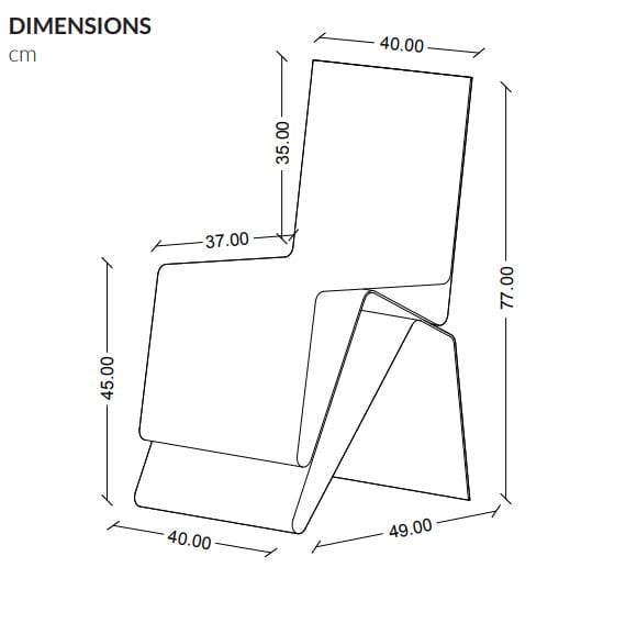 3D печатный пластиковый стул Mediterranea Design Пантеллерия ARCH-00037476 - Вид №3