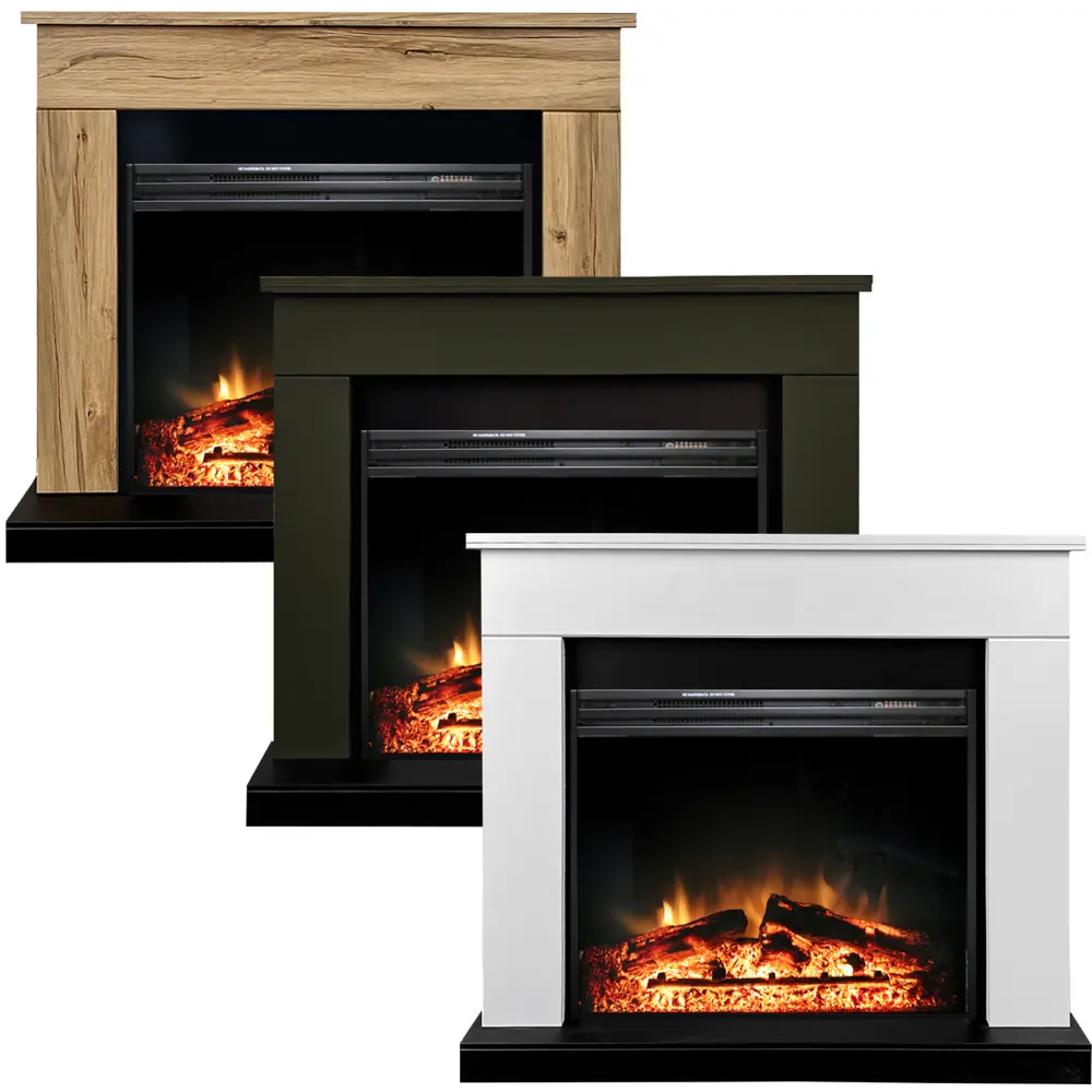 Каминокомплект Royal Flame Bergen SFT Jupiter FX 2 кВт цвет белый/черный 89395532 STLM-2166752  - Вид №6