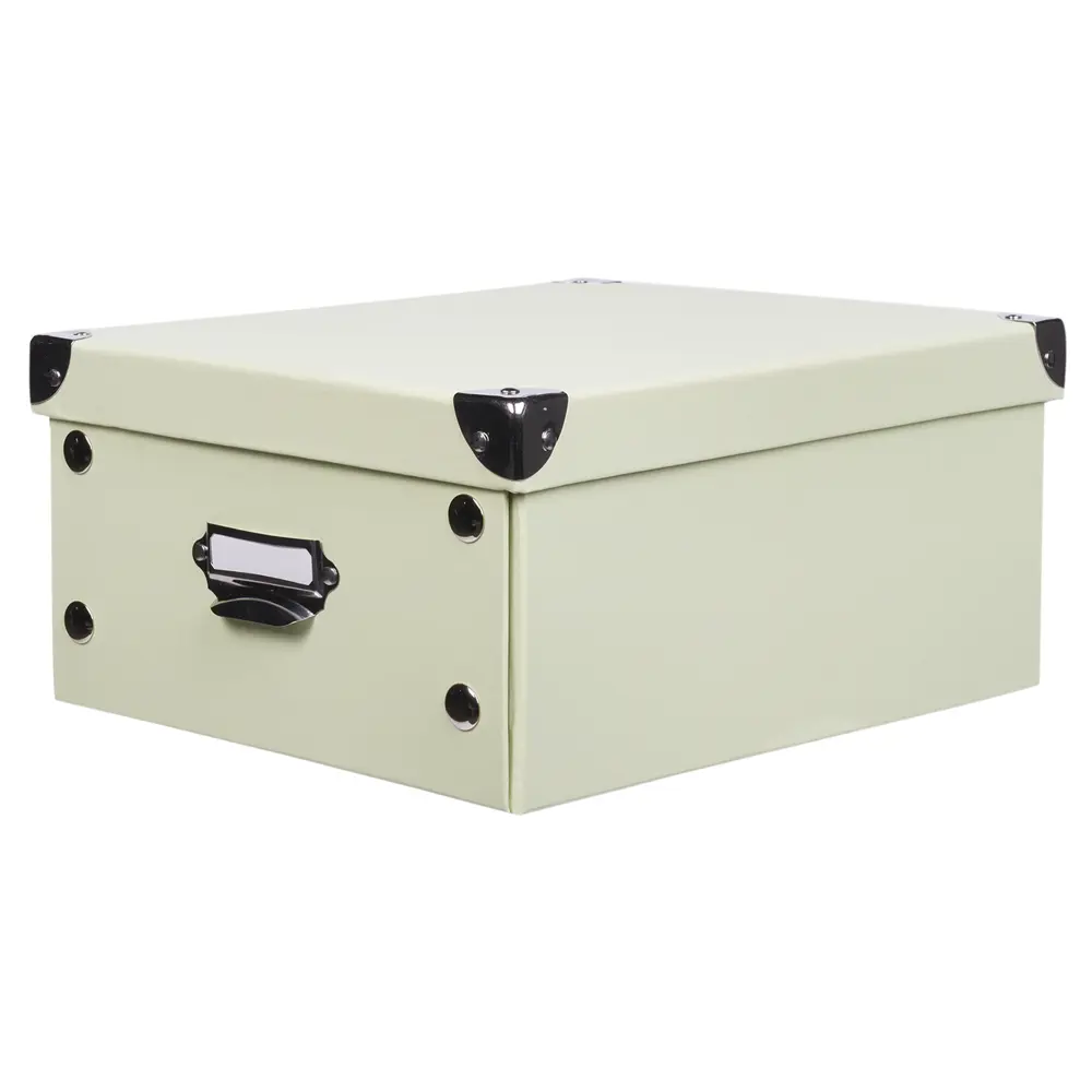Коробка 31x13x22.5 см, картон, цвет зеленый STORIDEA STLM-2190682