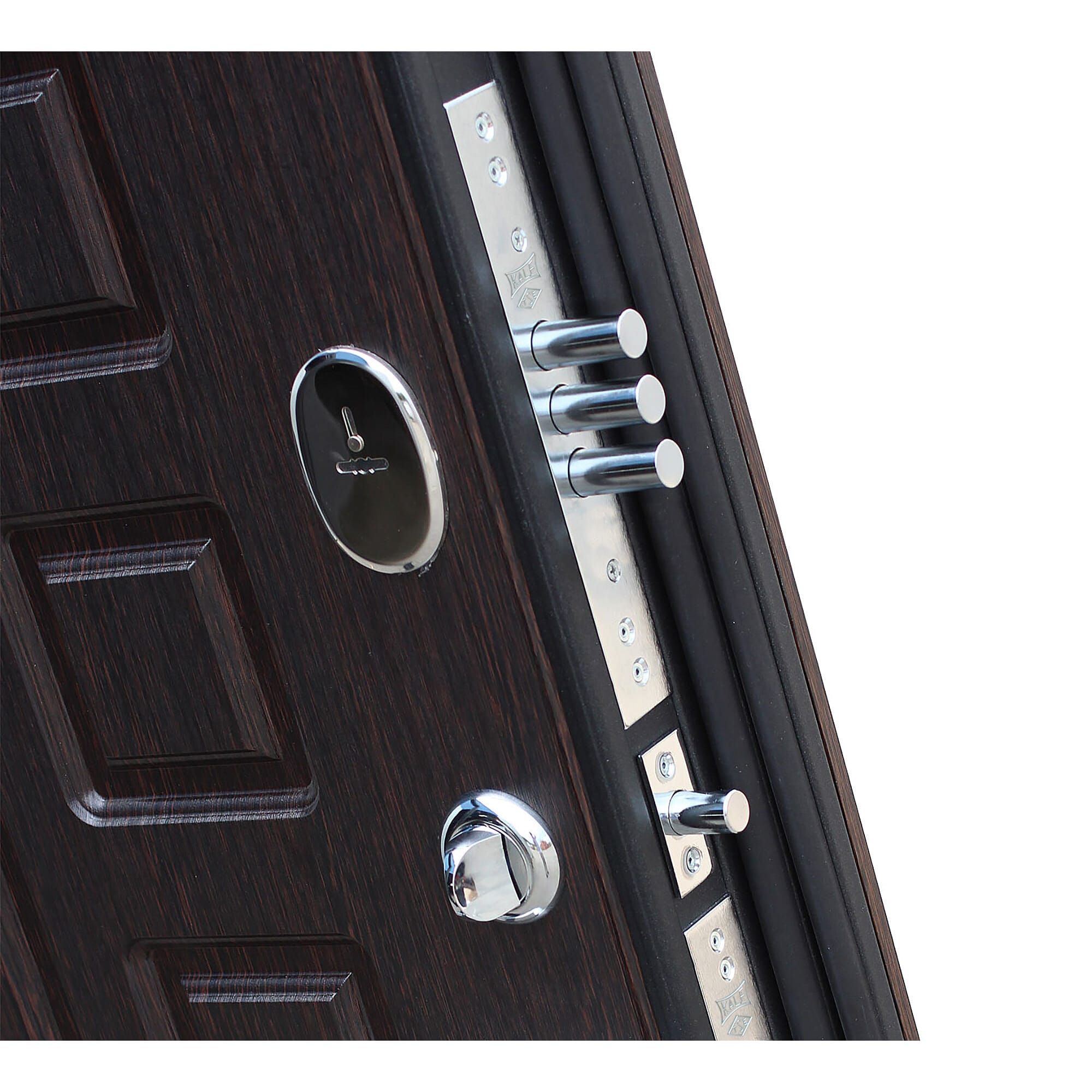 82113841 Дверь входная металлическая Сенатор 12 см, 860 мм, правая, цвет венге Santreyd  - Вид №3