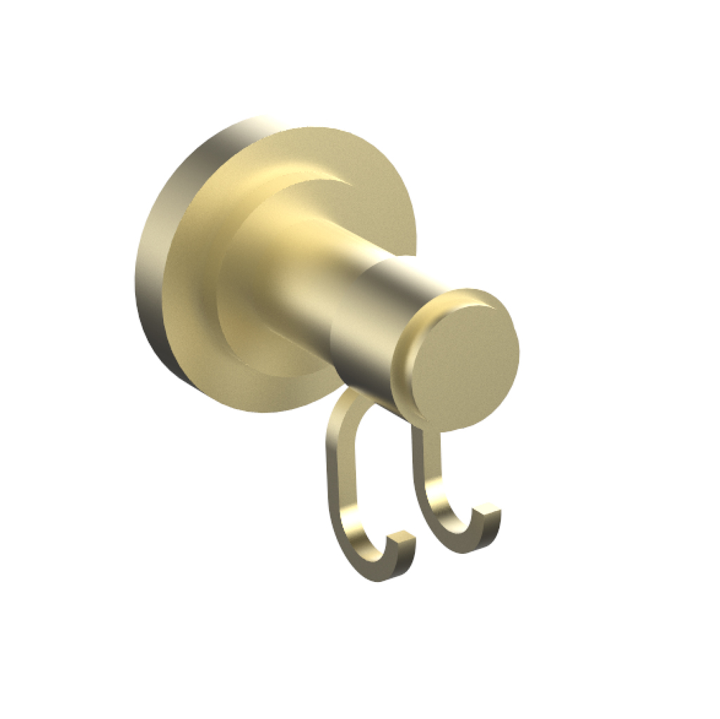 C21-501 C21-501 Настенный двойной крючок АЛИЗЕ С РЫЧАГАМИ Cristal & Bronze ALIZÉ À MANETTES  - Вид №1