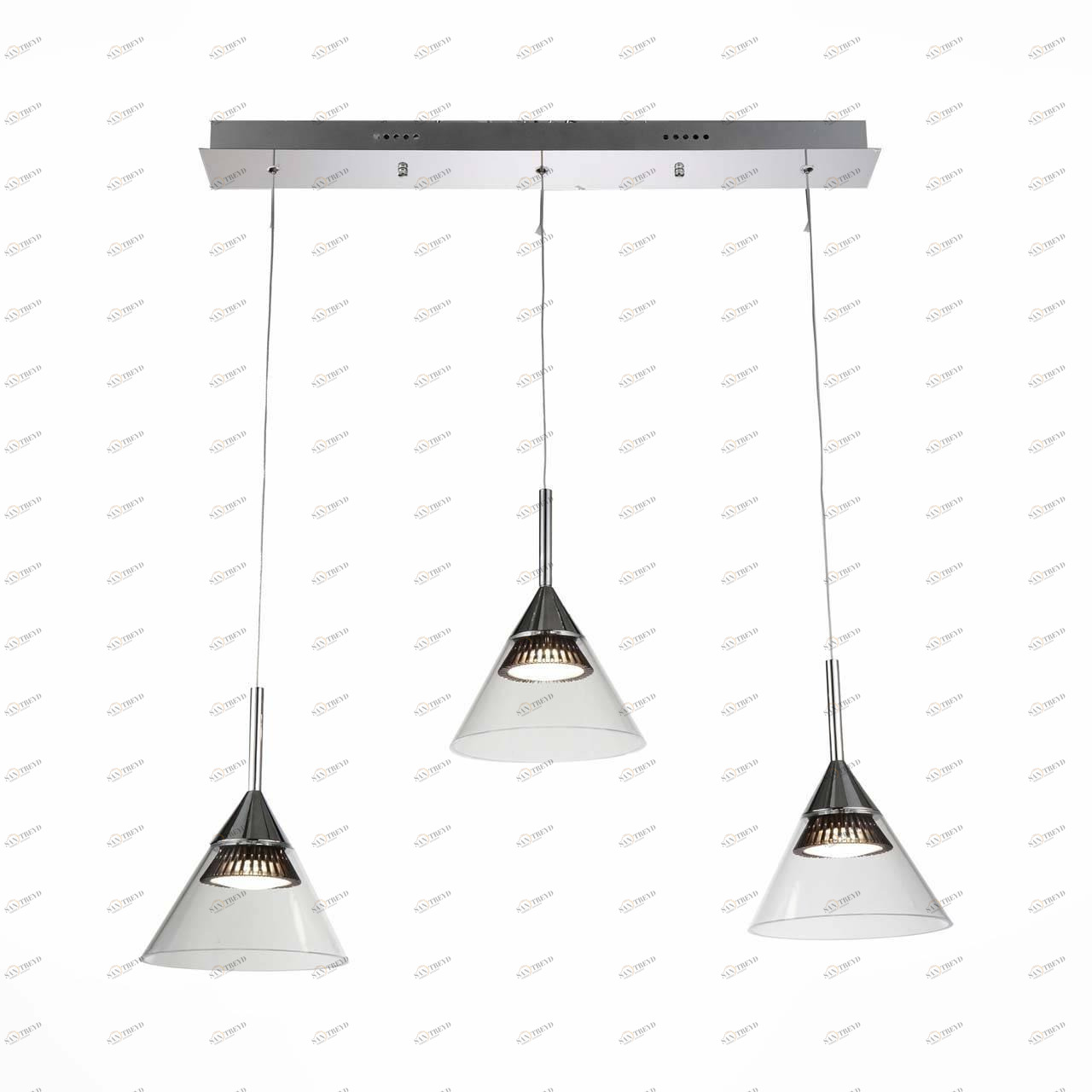 Подвесной светодиодный светильник ST Luce SL930.103.03 ST LUCE ДИЗАЙНЕРСКИЕ, SL930 072292 Хром 