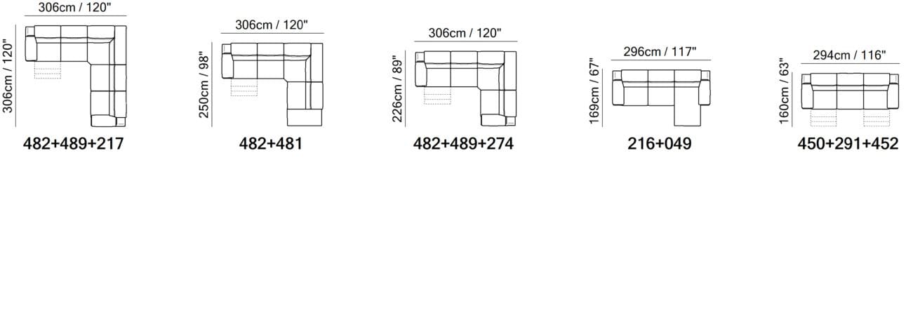 Кожаный угловой диван с электрическим движением Natuzzi Italia DUCA ARCH-00121582 - Вид №5