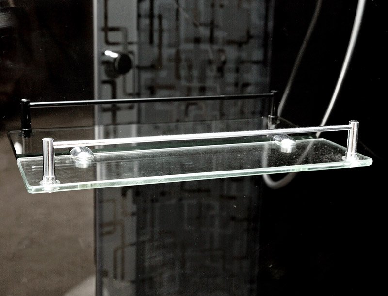 V160 Душевая кабина DETO Серия V BМ1590 с гм. и эл. BLACK - Вид №6