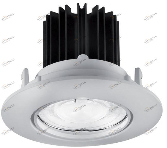 Buzzi & Buzzi Круглый встраиваемый светодиодный светильник из алюминия Iron sun-id-1500818