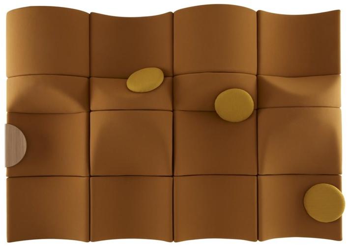 Ligne Roset Модульная скамейка с обивкой из ткани Asmara 10000315/16/17/18 - Вид №1