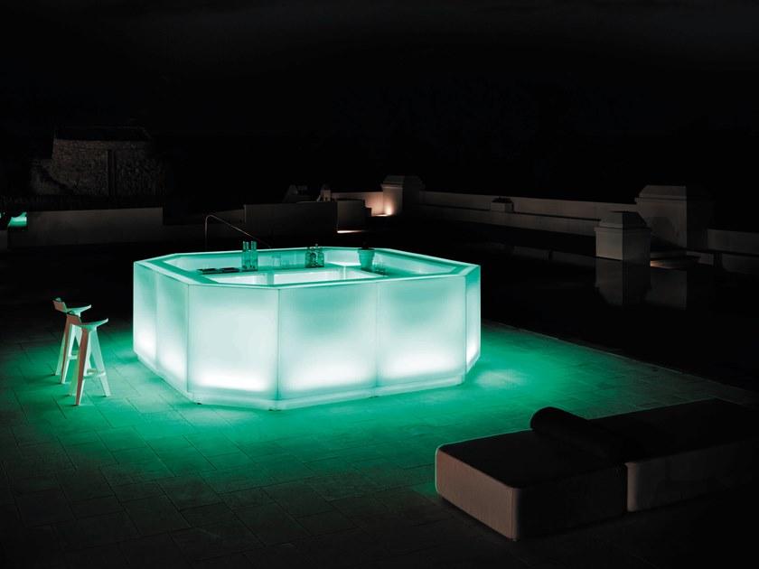 Myyour Барная стойка с подсветкой из Poleasy® для улицы Nova sun-id-1356567 - Вид №2