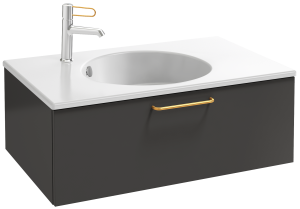 EB2515-R8-G1C Тумба под столешницу 80 см, 1 ящик, золотая ручка JACOB DELAFON ODÉON RIVE GAUCHE