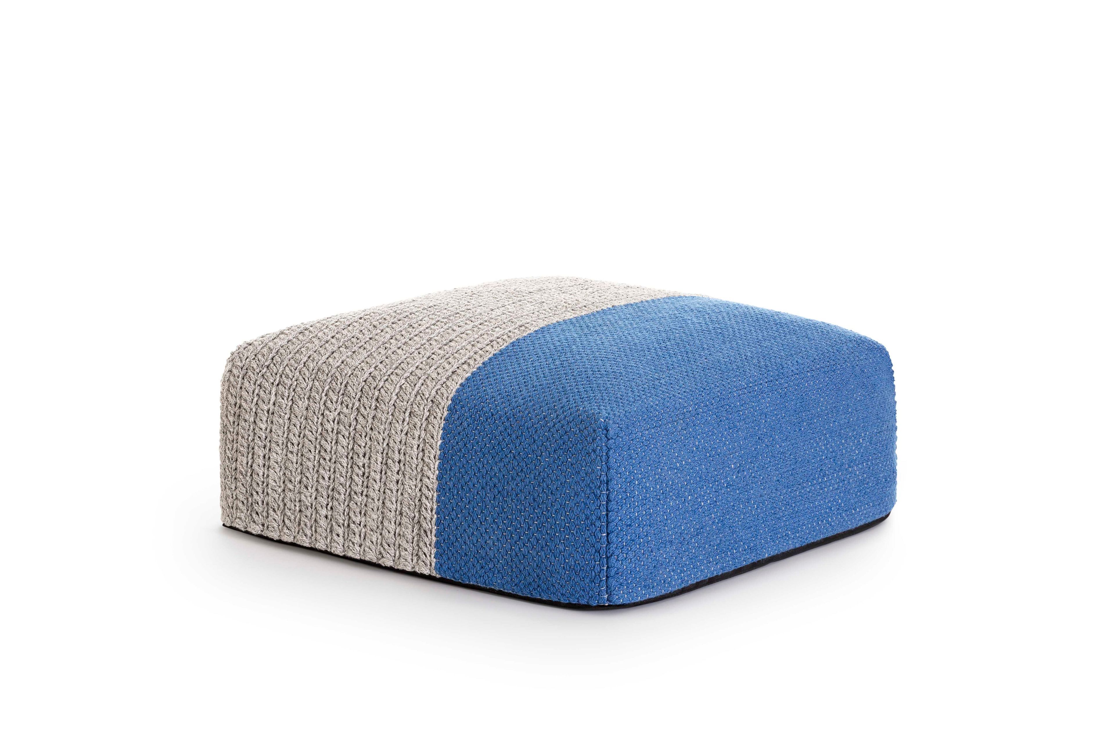 Переработанный ПЭТ квадратный садовый пуфик GAN Mangas Outdoor ARCH-00036754 - Вид №14