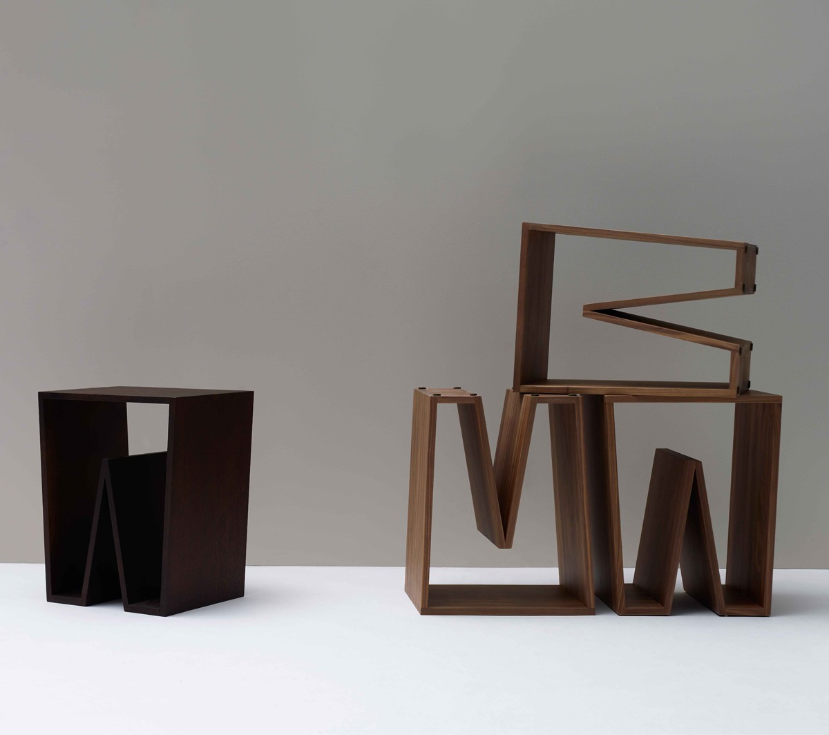 Ex.T Notch Wood Табурет из натурального дуба EXNOTCHROV  - Вид №2