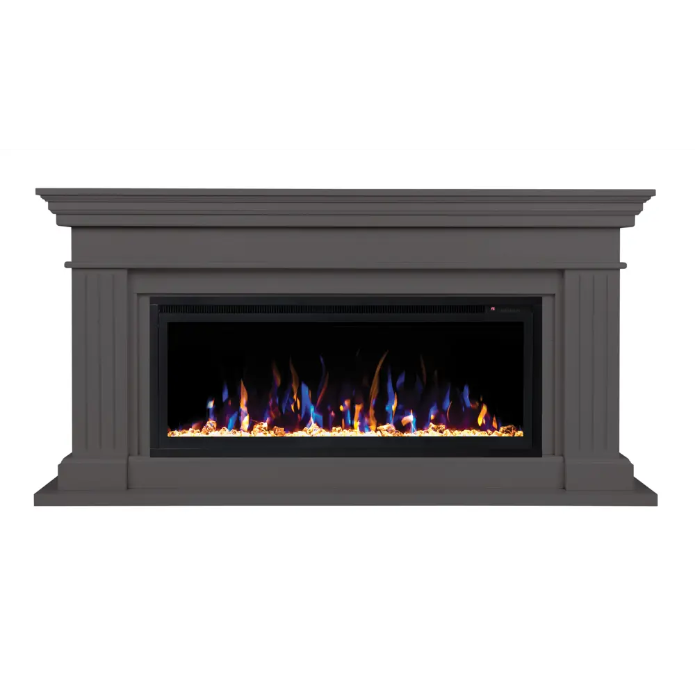 Обрамление Ontario 42 под очаг Saphir 42/Beverly 1000 графит 84601279 STLM-2186308 REALFLAME 