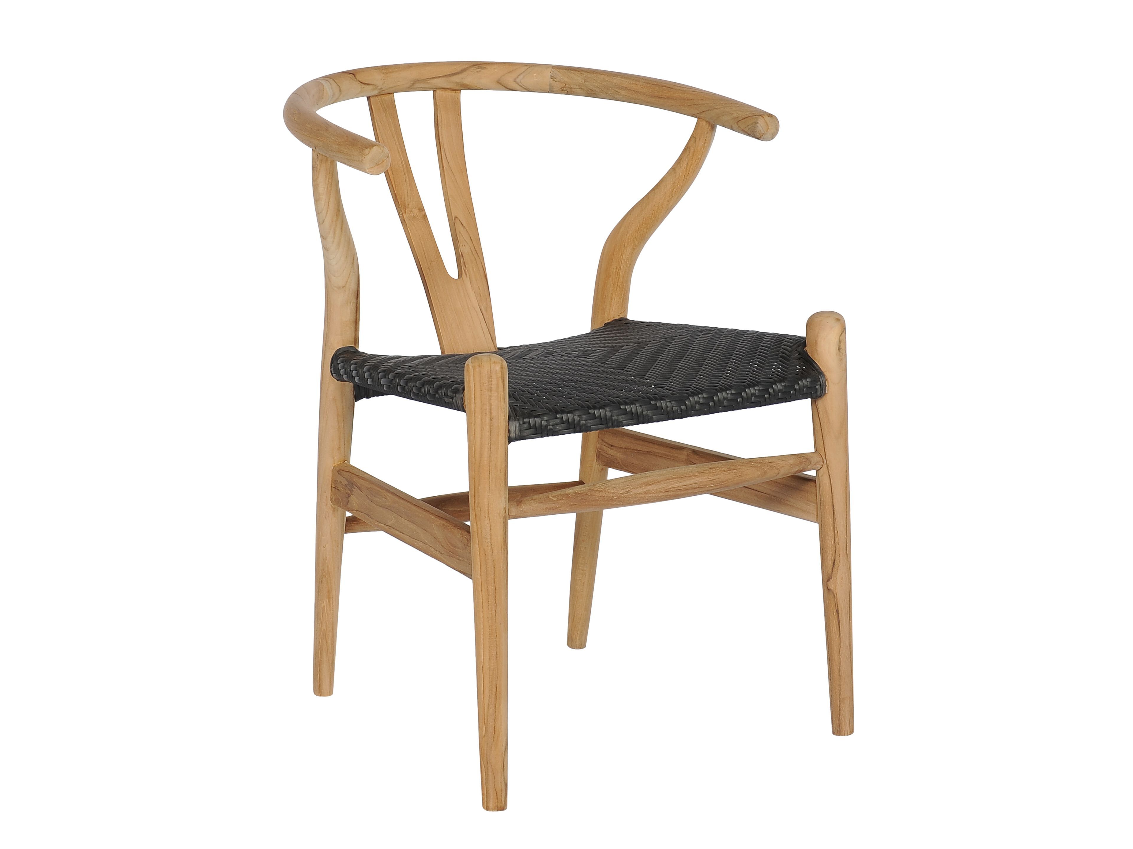 Стул для сада из тикового дерева cbdesign Wishbone ARCH-00125811 - Вид №7