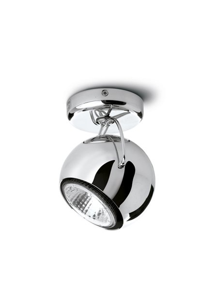 Светильник настенно-потолочный серебристый Fabbian D57G1115 FABBIAN  00-3882501 Серебро  - Вид №1