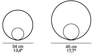 Oluce Светодиодная настольная лампа с отраженным светом из металла  287 - 288  - Вид №5