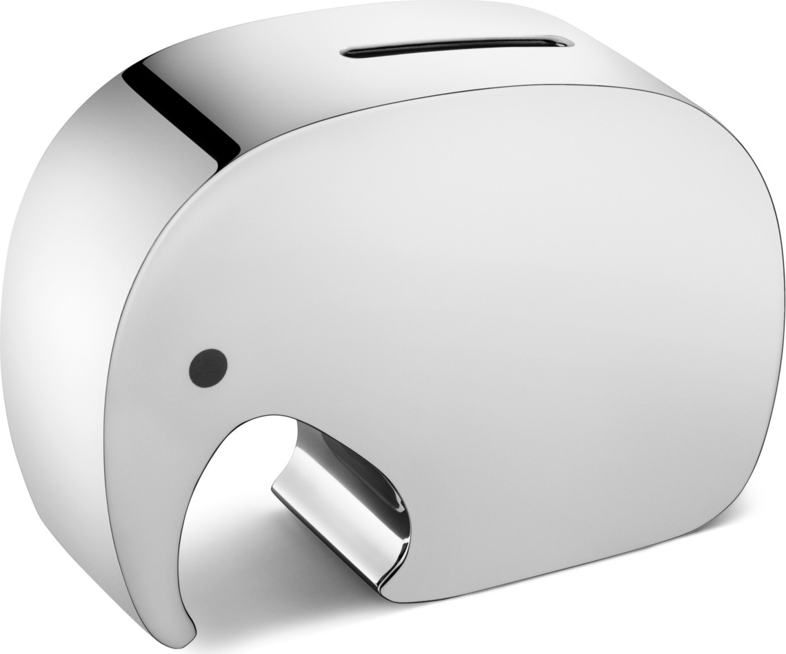 10661487 Georg Jensen Копилка Georg Jensen "Минифант" 8,7см Сталь нержавеющая 