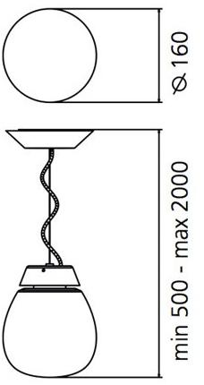 Artemide Светодиодная подвесная лампа из дутого стекла Empatia sun-id-1457782 - Вид №6