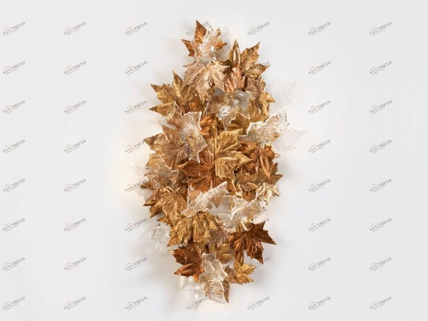 Serip Бронзовый светодиодный настенный светильник ручной работы Folio Ap1514/8