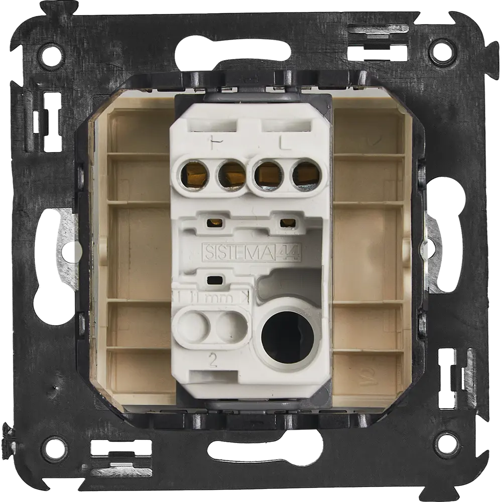 Выключатель встраиваемый DKC Avanti 1 клавиша цвет ванильная дымка STLM-2099387 - Вид №2