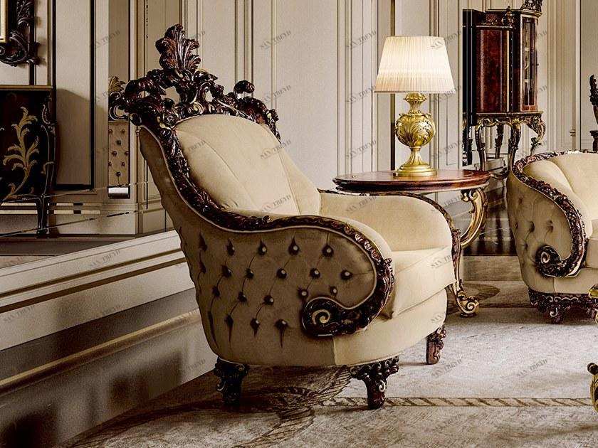 Andrea Fanfani Кресло из мягкой ткани с подлокотниками Opera 748/p