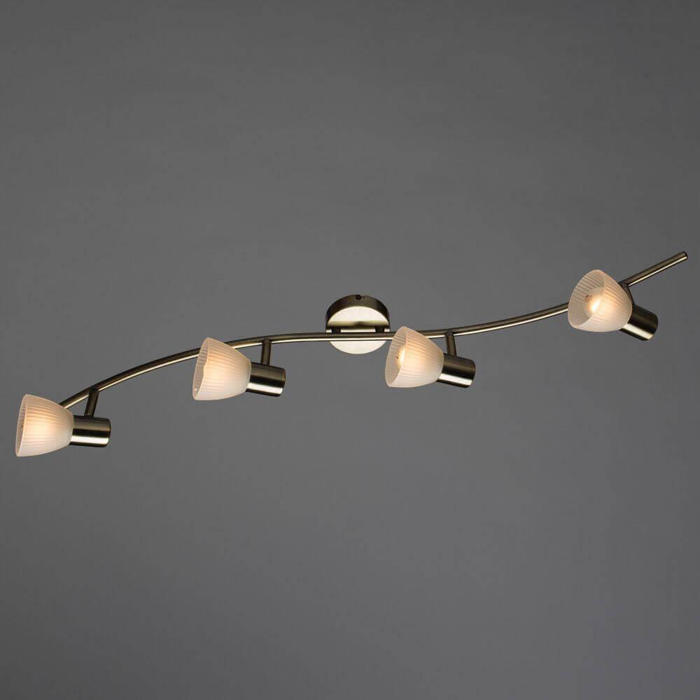 Спот потолочный белый с 4 плафонами Arte Lamp Parry A5062PL-4AB ARTE LAMP PARRY BRONZE 00-3923997 Белый  - Вид №2
