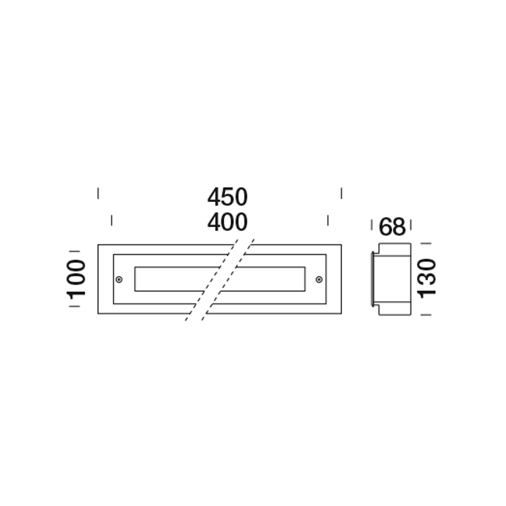 8413417 Встраиваемый в пешеходный пол Platek TETRA INCASSO 360  TETRA INCASSO 360 - 12 LED 3000K Elliptical  - Вид №2