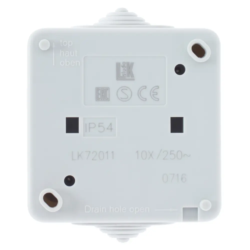 Выключатель накладной LK Studio Aqua с защитой от влаги, 1 клавиша 18264389 STLM-0010157 - Вид №2