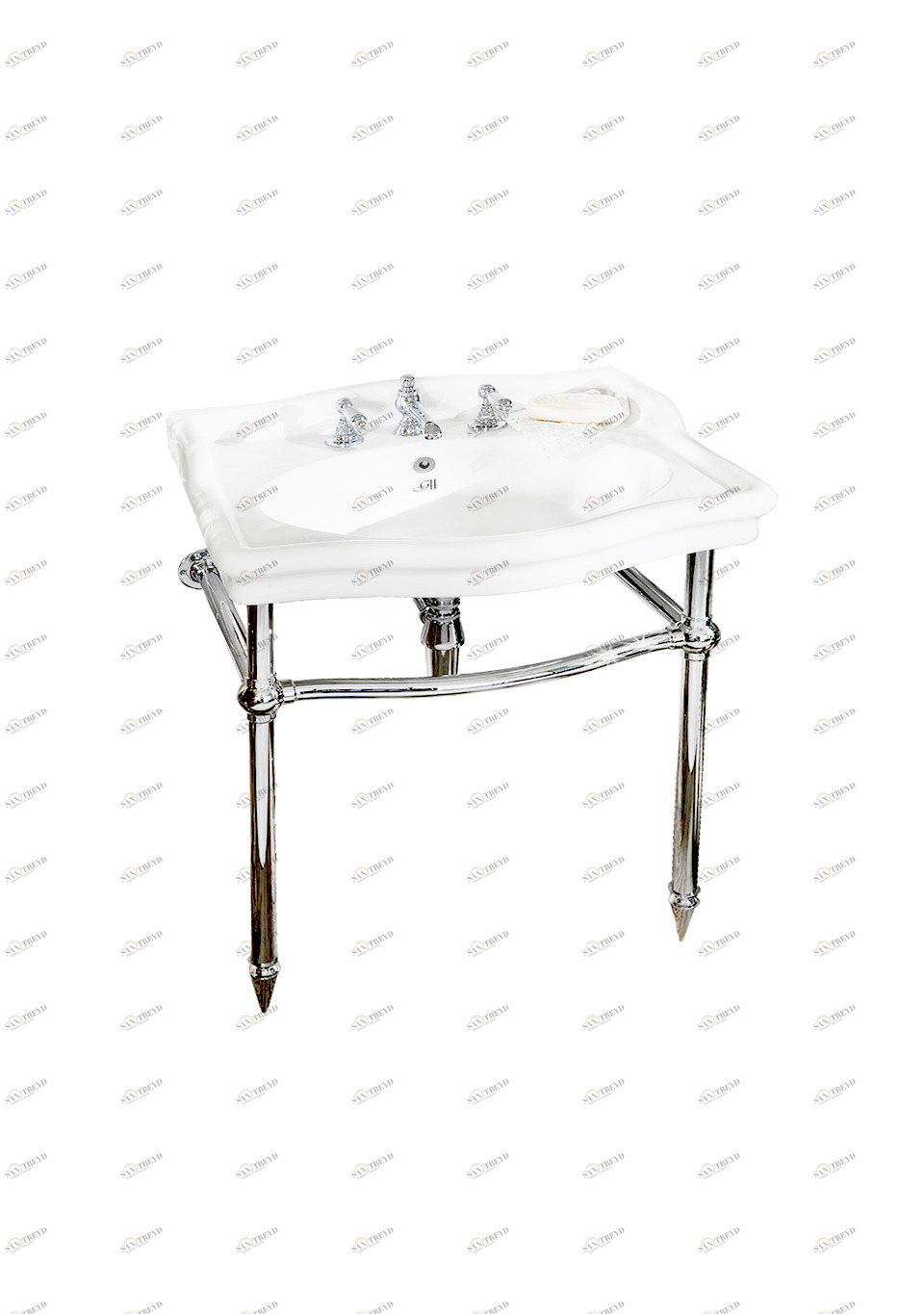 GH101532 Напольная раковина стоящая овальная Gentry Home Coventry