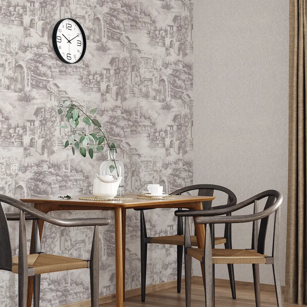 Обои флизелиновые Palitra Home Village бежевые 1.06 м HC31248-28a 89435688 STLM-2114611 - Вид №4