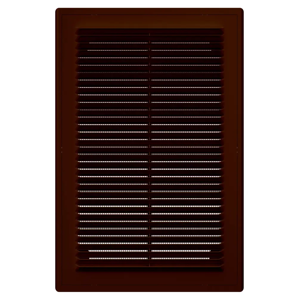 Вентиляционная решетка Fonet 200x300 мм пластик цвет коричневый STLM-2171627 - Вид №1