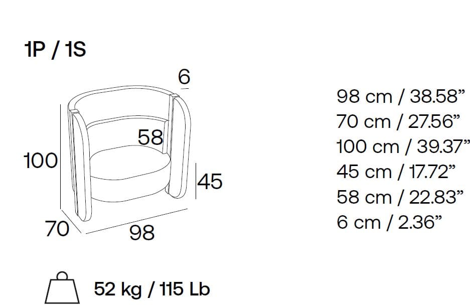 Бархатное кресло Adrenalina Bigala ARCH-00040253 - Вид №4