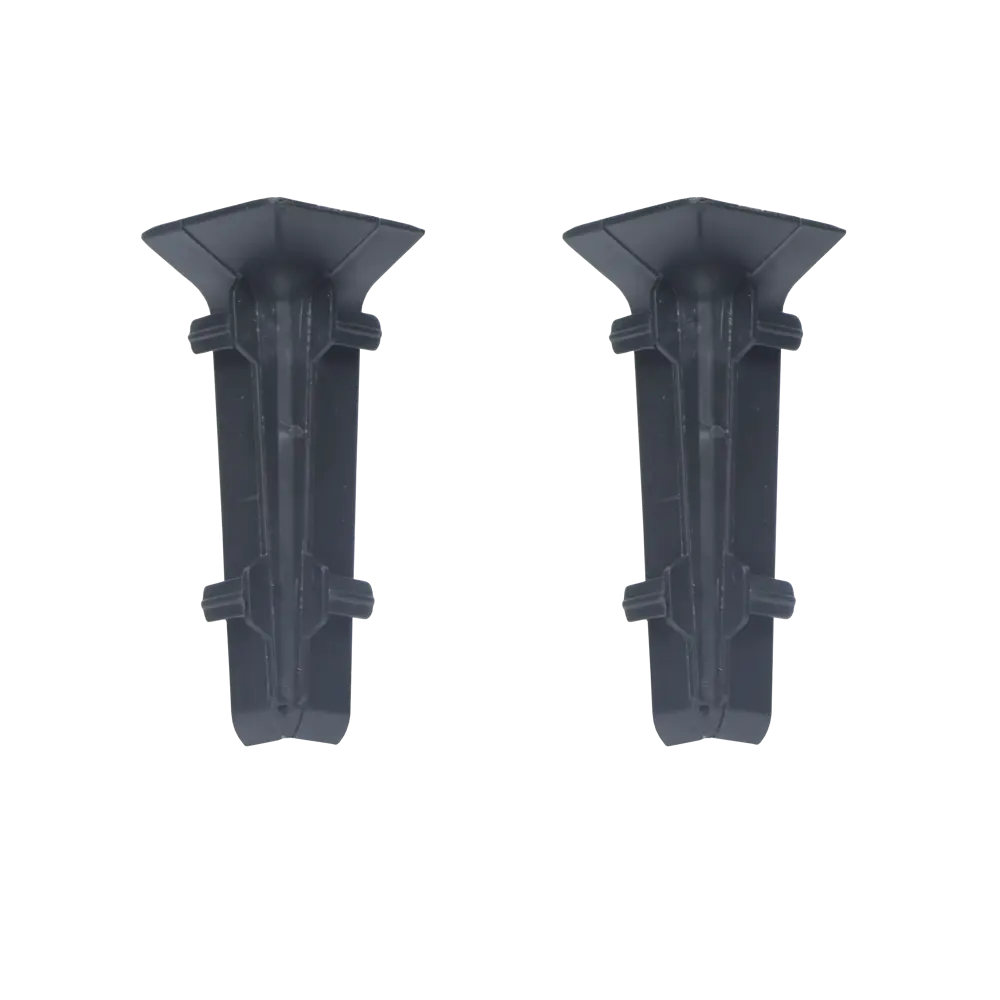 86483301 Угол внутренний ПВХ 80 мм цвет черный матовый 2 шт. STLM-0891465 Santreyd  - Вид №1