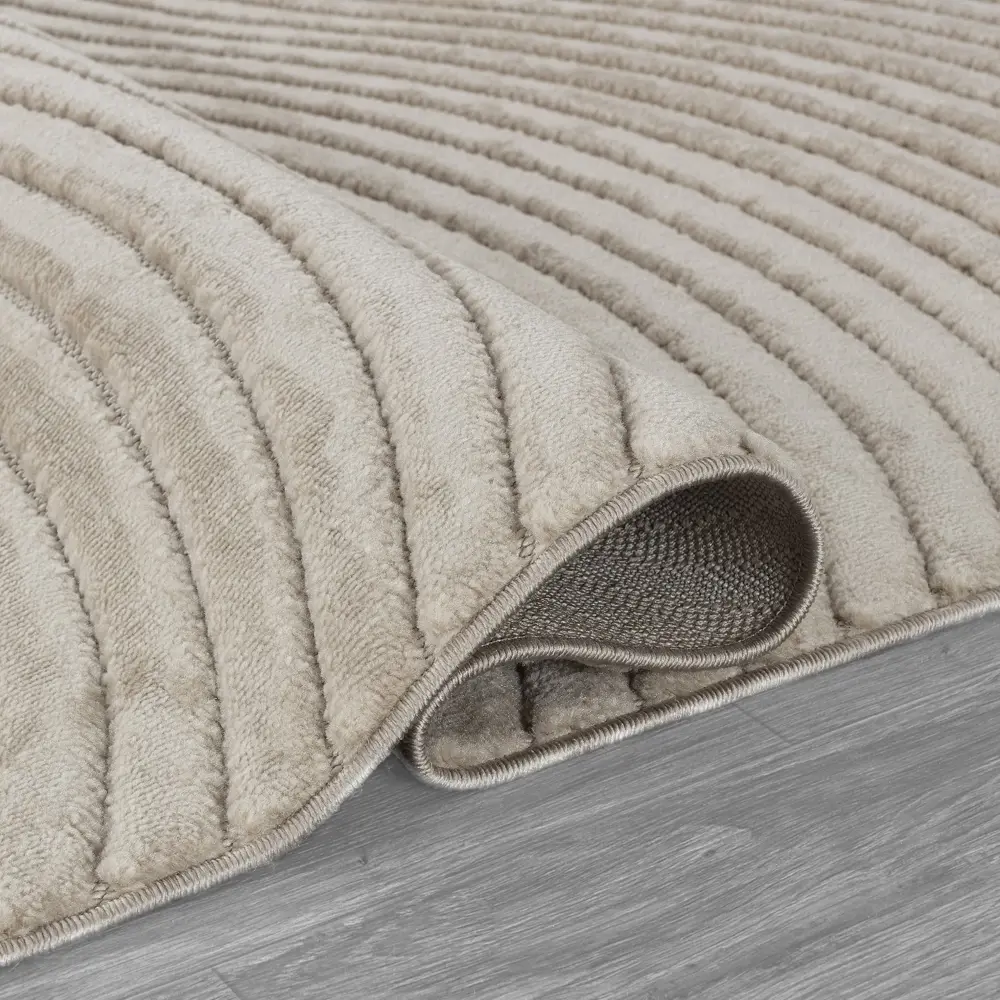 CTIM Ковер «Луна» 160x230 см с рельефным ворсом бежевый 89360171 STLM-1535803 - Вид №3