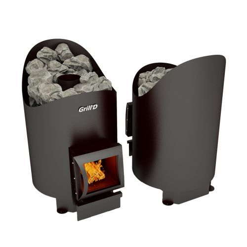 Печь для бани на дровах GRILL'D Aurora 160 Short 301 - Вид №1