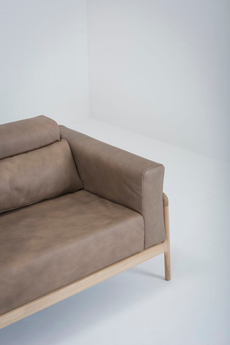 3-местный кожаный диван Gazzda Fawn ARCH-00074385 - Вид №14